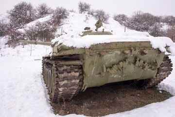  Wounded Russian tank