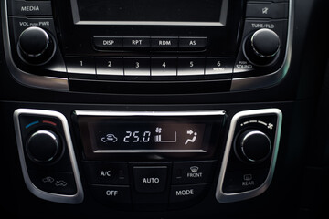 Modern interior car.