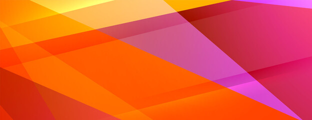 nice colorful abstract geometric banner design