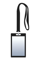 id badge mockup branding element icon