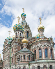 Fototapeta na wymiar Church of the Resurrection (Savior on Spilled Blood) . St. Petersburg