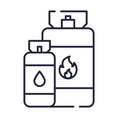gas cylinder icon