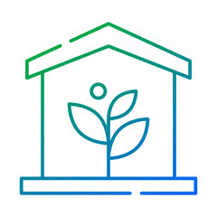 Ecology house icon