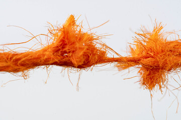 Tear test it hangs by a thread