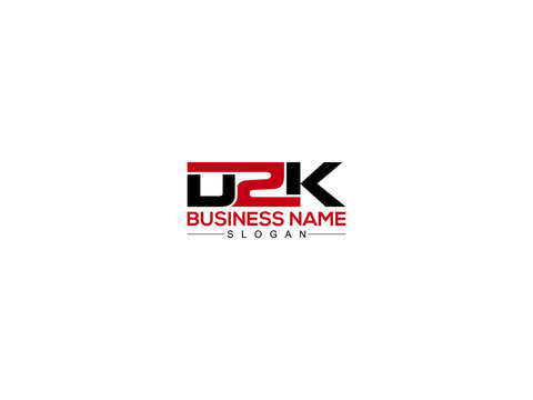 Letter DZK Logo Icon Design