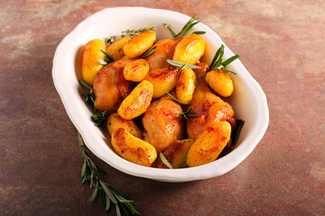 Roast chicken drumsticks