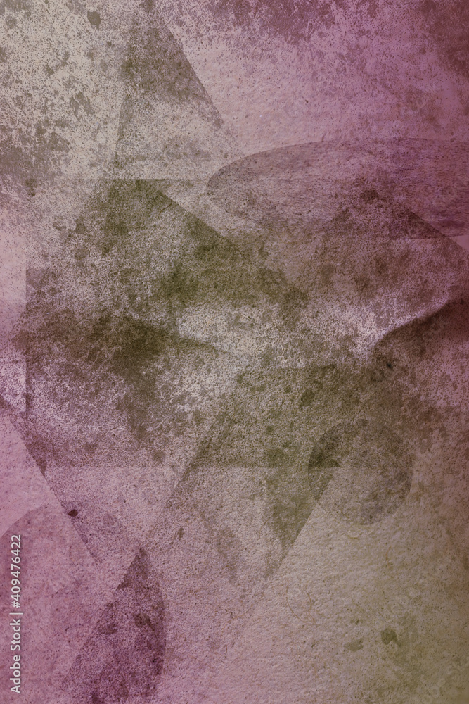 Poster abstract weird pink and brown background with grunge effect, abstract pattern on crumbled paper