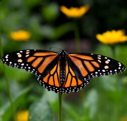 monarch butterfly on a flower