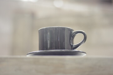 cup of coffee on a table