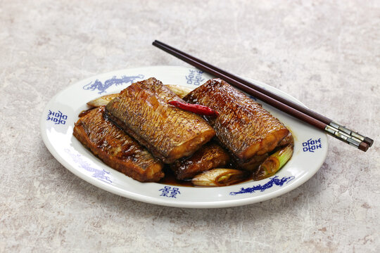 Braised Hairtail Fish, Chinese Cuisine