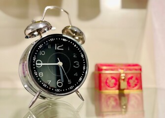 alarm clock and christmas gifts