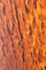 Abstract textures and formations on the banks of Rio Tinto river, Andalusia Spain.