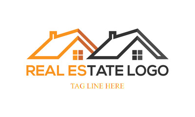 Real Estate logo template. Skyscraper icon abstract. Luxury concept,Realty construction architecture symbol.
