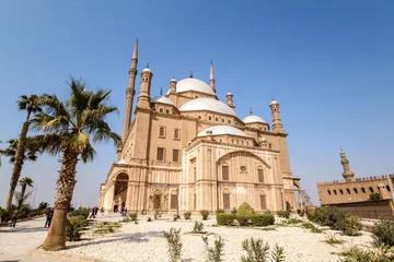 Fotobehang Famous Muhammad Ali mosque built on the remains of a citadel © imagoDens