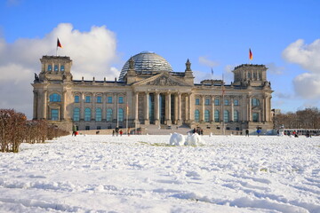 Berlin im Schnee Reichtag