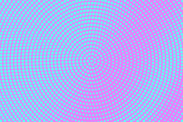 Pink and blue dotted halftone vector background. Subtle halftone digital texture. Faded dotted gradient