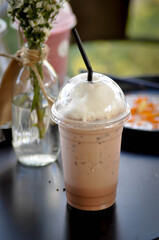 iced coffee ,iced cappuccino
