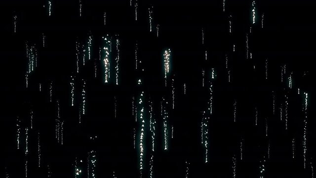 Triangle particles far