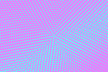 Pink and blue dotted halftone vector background. Subtle halftone digital texture. Faded dotted gradient