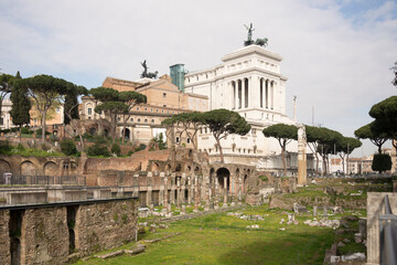 Roman Forum. Here there was the social life of the city. Rome