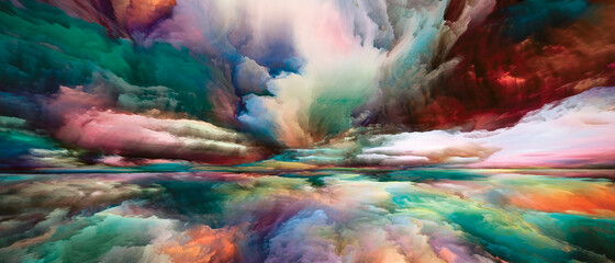 Obraz na płótnie Canvas Energy of Land and Sky