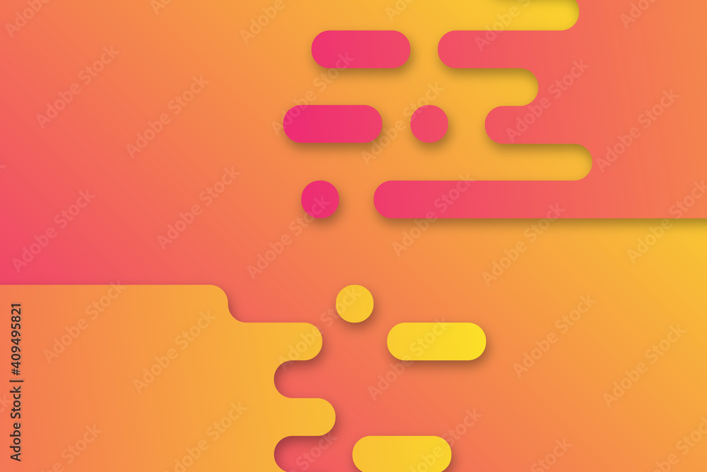 Aufkleber abstract background with orange gradient color