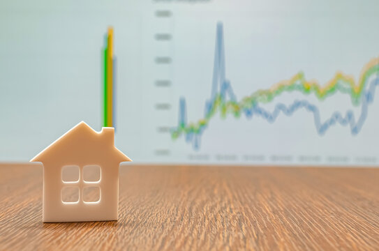 Real Estate Market, Growth Chart In 2021 With Houses