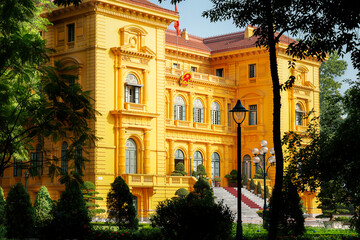 Old Presidential Palace in Hanoi, Vietnam