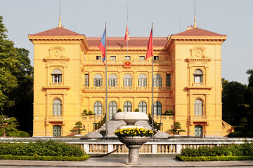 Old Presidential Palace in Hanoi, Vietnam