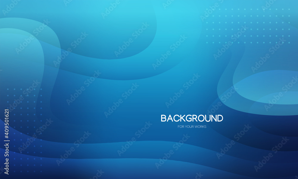 Aufkleber abstract background vector illustration. gradient blue with geometric shapes composition.