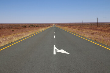 long road - Namibia, Africa