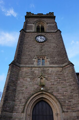 Fototapeta na wymiar St Johns church clock tower