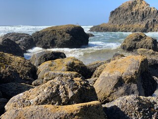 Fototapeta na wymiar Ocean Rocks