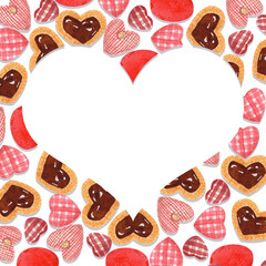 watercolor rabbit love art