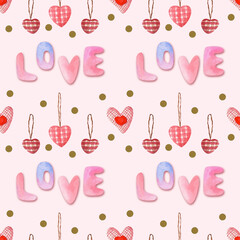 watercolor rabbit love art