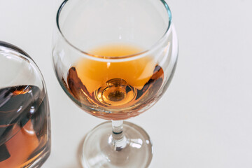 A glass of fine cognac