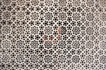 moucharabieh, mosquée Jama Masjid, Fatehpur Sikri , Rajasthan, Inde