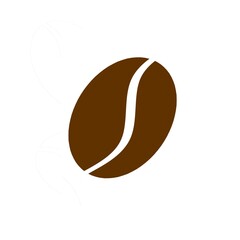 coffee beans on white background