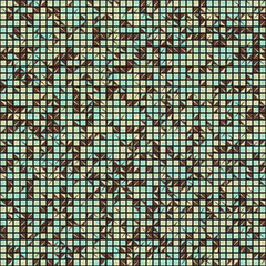 Abstract Geometric Pattern generative computational art illustration