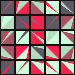 Abstract Geometric Pattern generative computational art illustration