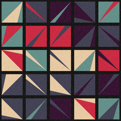 Abstract Geometric Pattern generative computational art illustration