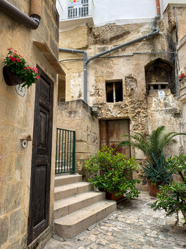 Fototapeta street in the city of Matera