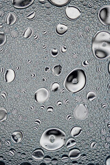 Black and White Oil and Water Abstract Wallpaper Background Texture. Oil Bubbles and blobs containing lots of bright vibrant beautiful designs. Unique fun image.