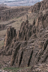 Alpine landscape of Atlas Mountains, South Morocco, Africa