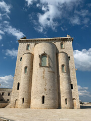 Fototapeta na wymiar back of the cathedral of Trani