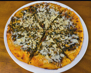 spinach pizza