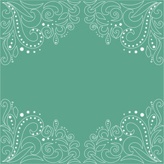 Abstract decorative pattern with contour lines