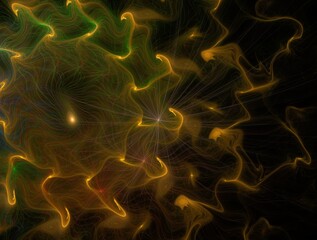 Imaginatory fractal background Image