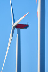 Wind turbine close-up 	