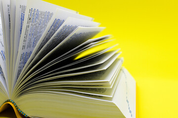 offenes Buch, Buchblätter